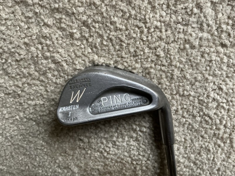 PING Karsten I Pitching Wedge Black Dot RH ZZ Lite Stiff Flex Steel Shaft