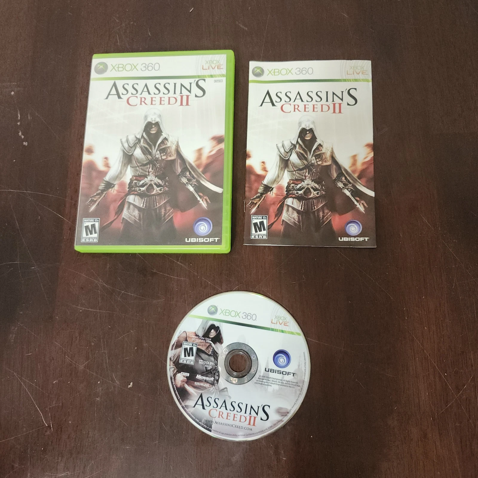 Assassin's Creed II 2 (Xbox 360) CIB COMPLETE & TESTED