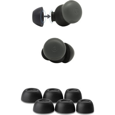 TW-700-B Memory Foam Earbud Tips for Superior Comfort & Noise Isolation | Black