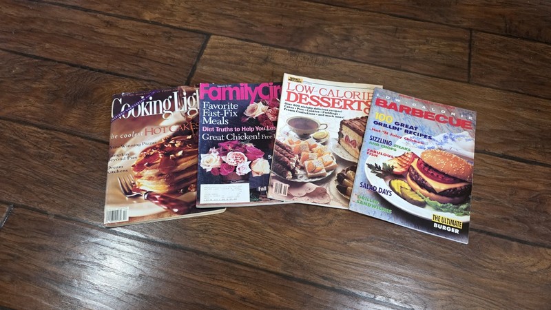 Lot of 4 Vintage 80's 90's Early 2000's Women's Cooking Baking Magazines Recipes