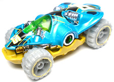 2016 HOT WHEELS SWAMP BUGGY #05 BLUE 1:64 DIECAST 2 1/2" CAR W YELLOW GREEN GOLD
