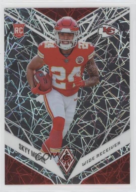 2022 Panini Phoenix Rookies Silver Lazer Skyy Moore #124 Rookie RC 0l8y