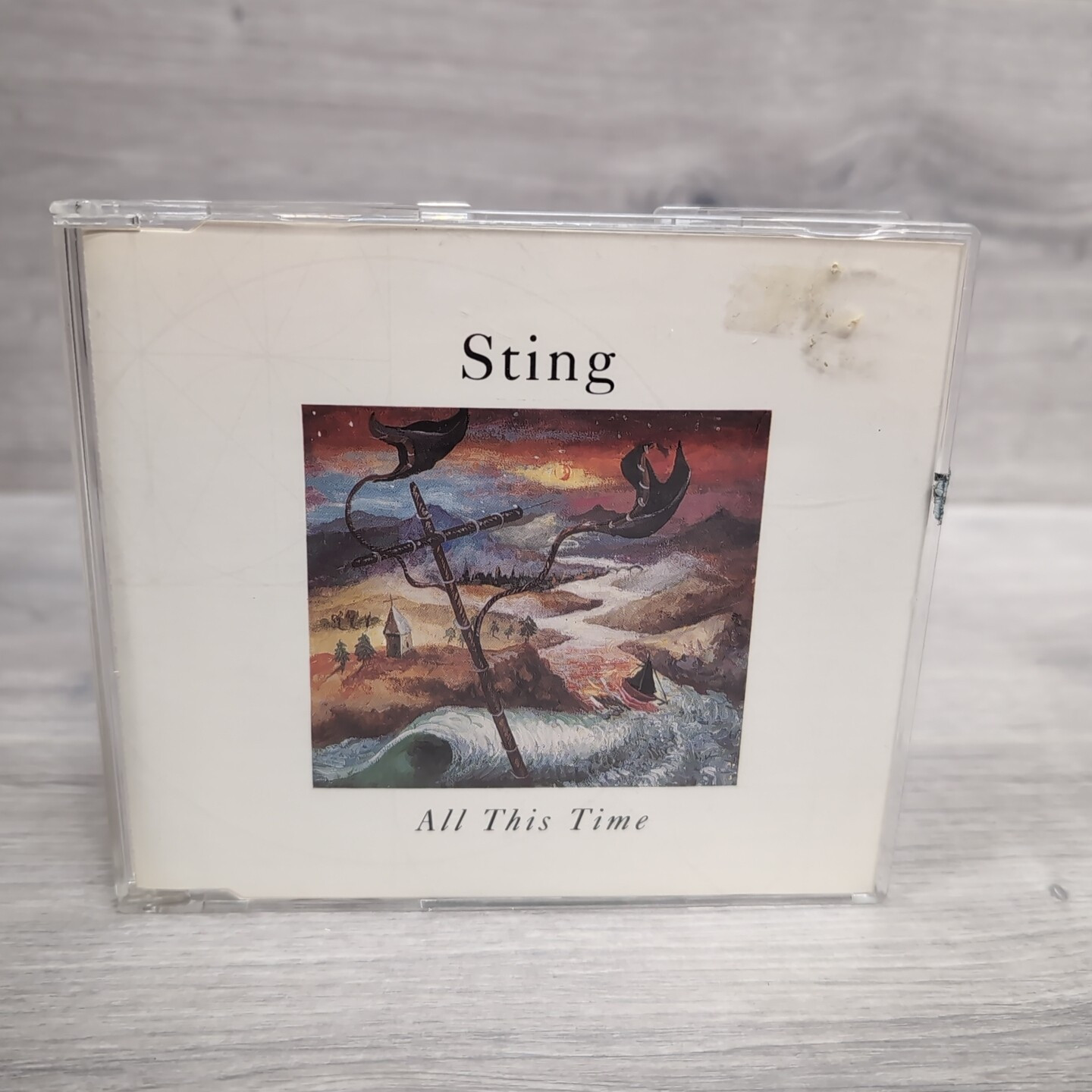 Sting - All This Time - CD Single - 1990 A&M Records - Very Good Condition