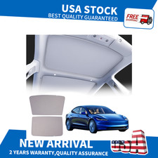 Fit For Tesla Model 3 Roof Sunshade UV Reflection 2023-2025 Top Sun Visor