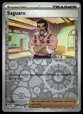 Pokemon Saguaro Reverse Holofoil Paldea Evolved - 187/193 NM