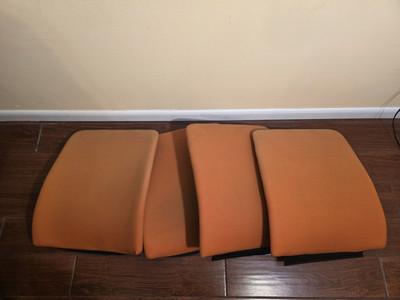 Steelcase Amia Office Chair - Back Cushion Orange Fabric