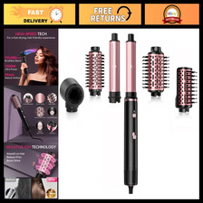 Hot Air Brush Set - 110,000 RPM Hair Dryer Auto-Wrap Curler, Fast Drying, Curl