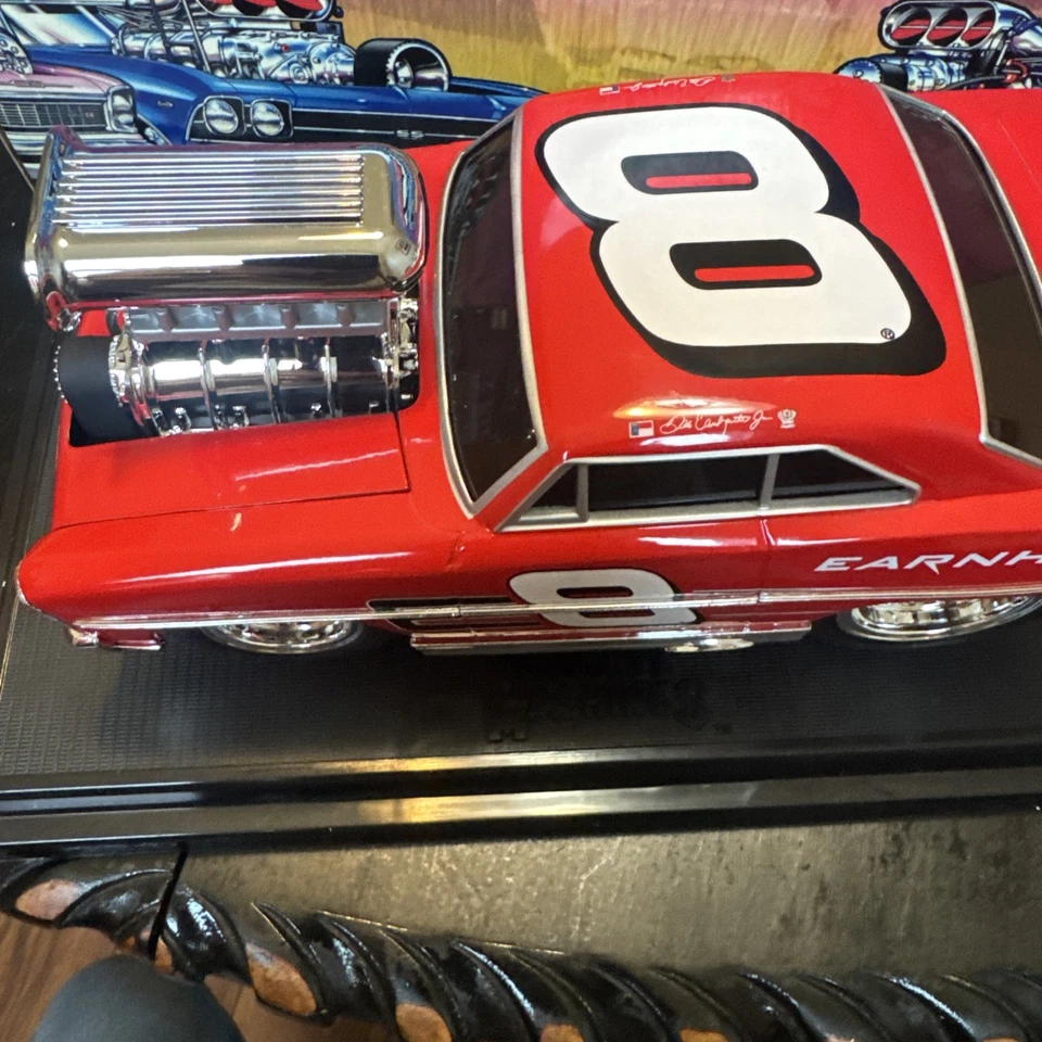 Dale Earnhardt Jr #8 1969 Camaro Muscle Machine NASCAR 1/18 Action Diecast Car Foto 4 de 4