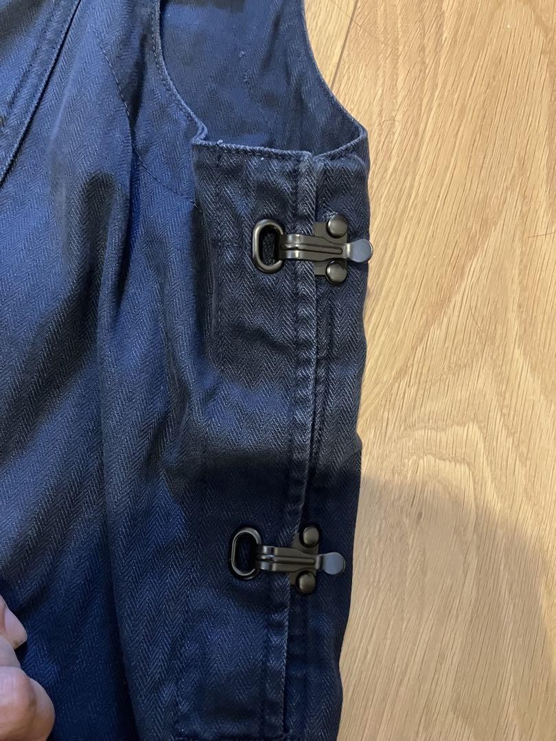 NIGELCABOURN × LYBRO  NAVAL DUNGAREE Brand New] Nigel Cabourn Livero Japan Denim Naval Dungarees