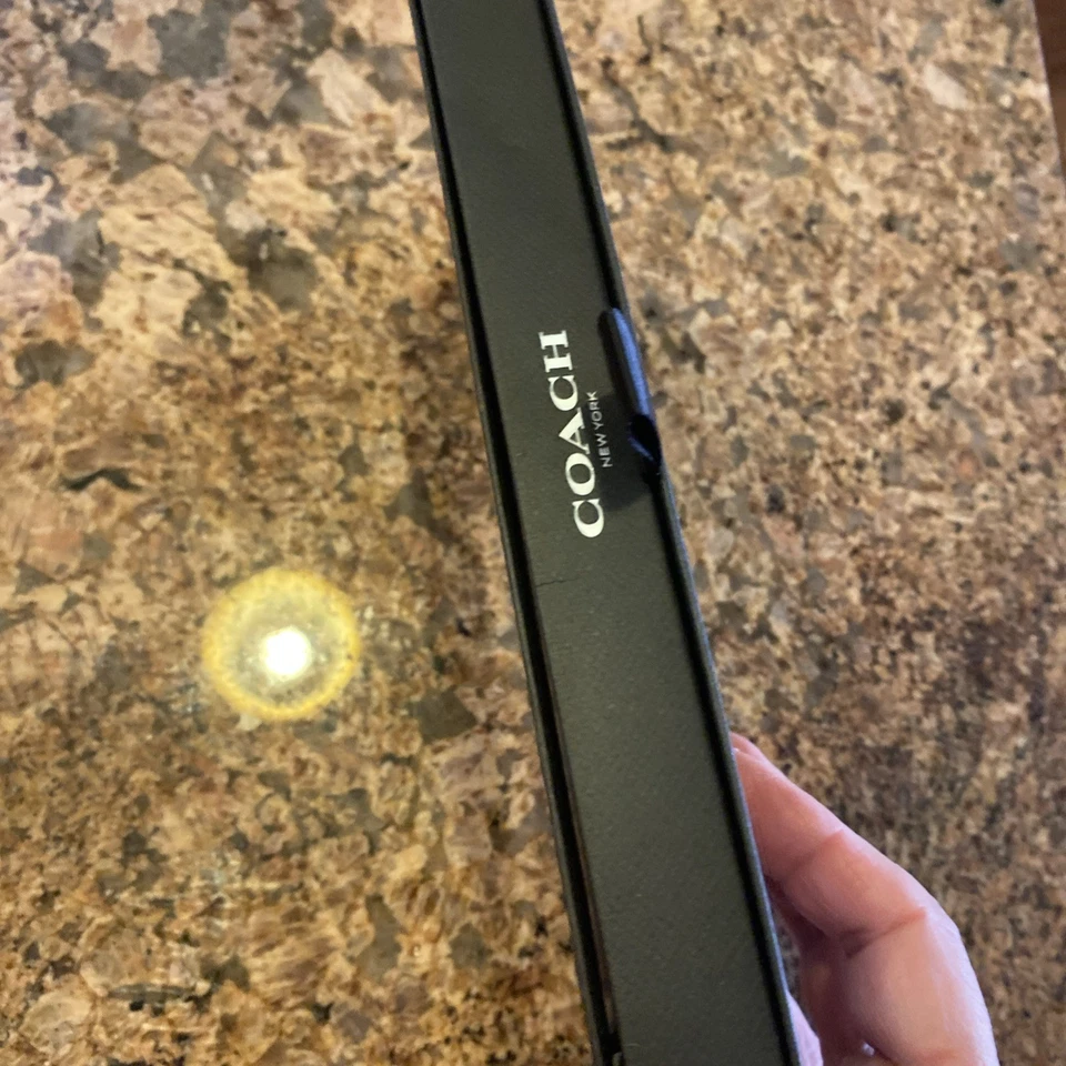 COACH Phone Case Black with Logo New, Open Box For XS/S iPhones - Image 4 of 4