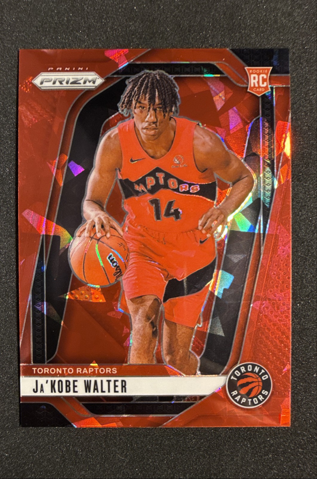 2024-25 Panini Prizm - Ja'Kobe Walter #223 Red Ice Prizm (RC)