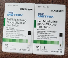 100 True Metrix Test Strips NIB Exp 11/2026