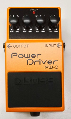 #ad BOSS PW 2 Power Driver Guitar Effects Pedal 1996 #51 with Box DHL Express or EMS $169.00