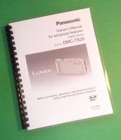 Laser Printed Panasonic Dmc-ts20 Advanced Camera 152 Page Owners Manual Guide Laser Printed Panasonic Dmc-ts20 Advanced Camera 152 Page Owners Manual Guide