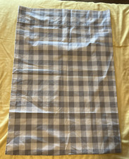 One The Big One Pillowcase Gray Checkered Queen Size 20X29 1/2"