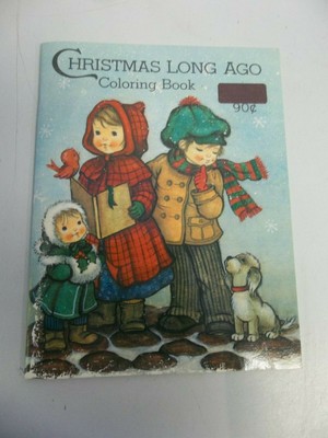 Vintage Hallmark Christmas Long Ago Mini Coloring Book 90 ...