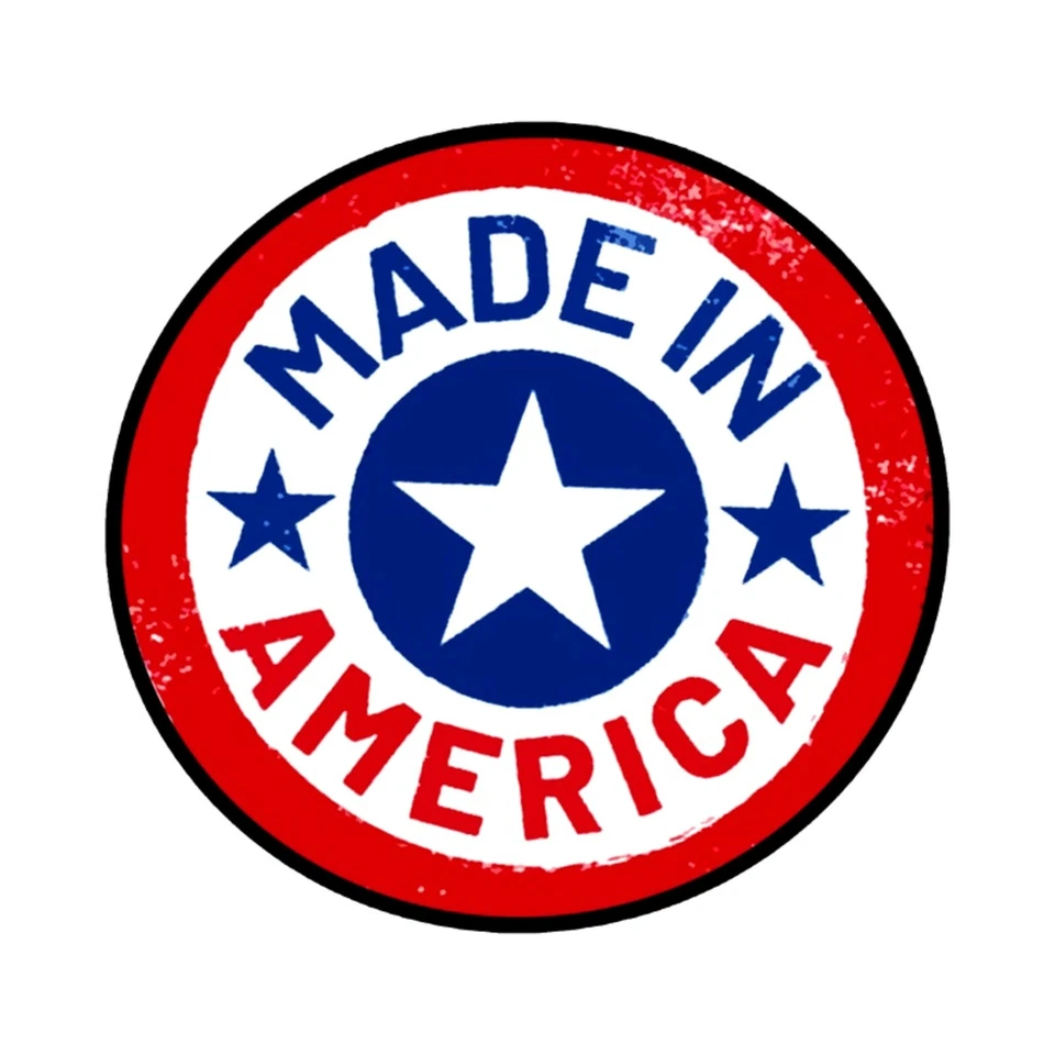 AMERICAN FLAG embroidered iron-on PATCH BROWN TAN USA US XL Applique Vest Gift - Image 2 of 4