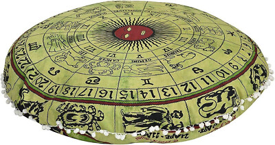 Astrologia Pavimento Indiano Cuscino Meditazione Cover Quadrato Pouf - Foto 9