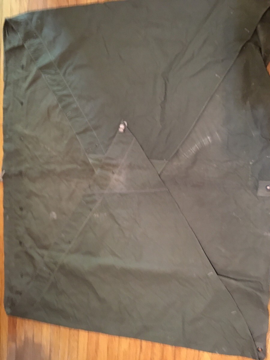 Military Pup Tent, 1/2 Shelter, Half Pup Tent, 1/2 Army Tent, 1952 Korean  War