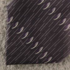 Stafford Tie Purple Geometric 100 Silk 4"