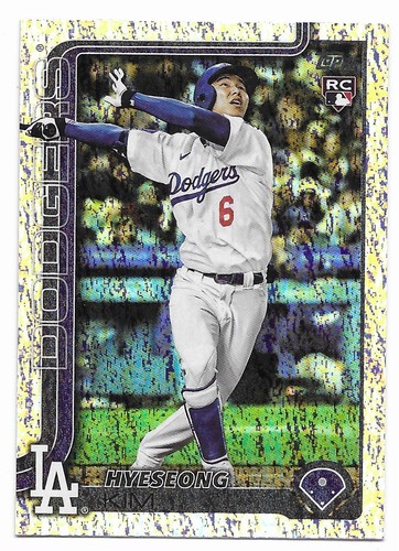2025 Topps Series 2 Holo Foil Parallel Hyeseong Kim (#573) Dodgers RC SP - 第 1/2 張圖片