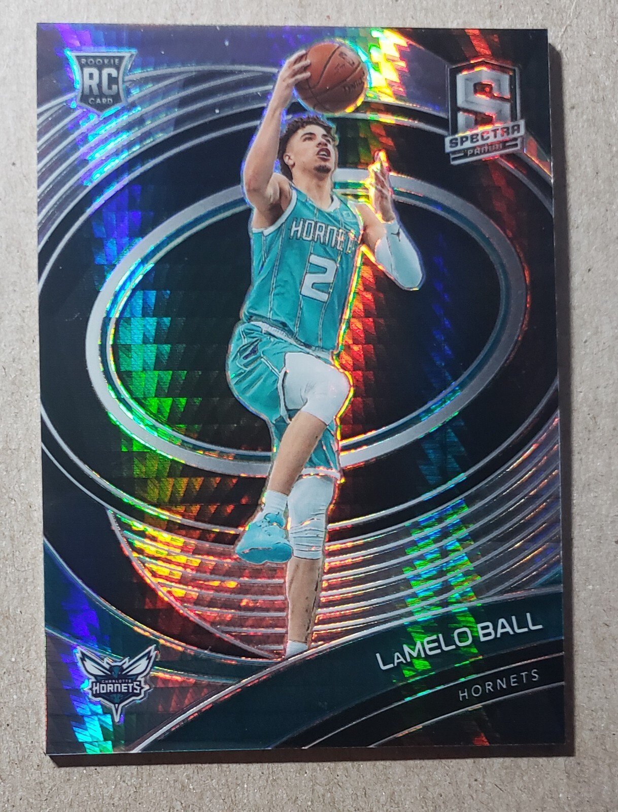 LaMelo Ball #102 Basketball Cards 2020 Panini Spectra trading card — raw and PSA graded price guide