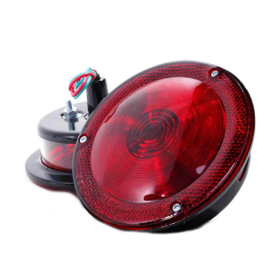 Luz trasera combinada roja para Jeep Willys Cj3 Cj5 1945-1975 Foto 3 de 4