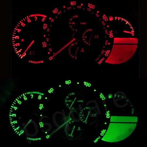 Gauge Cluster Instrument Bulbs Kit & Key Light LED Set for Lexus IS300 2001-2005 - Picture 5 of 13