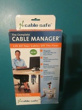 New Cable-Safe The Complete Cable Manager - P-CM Cable Management System