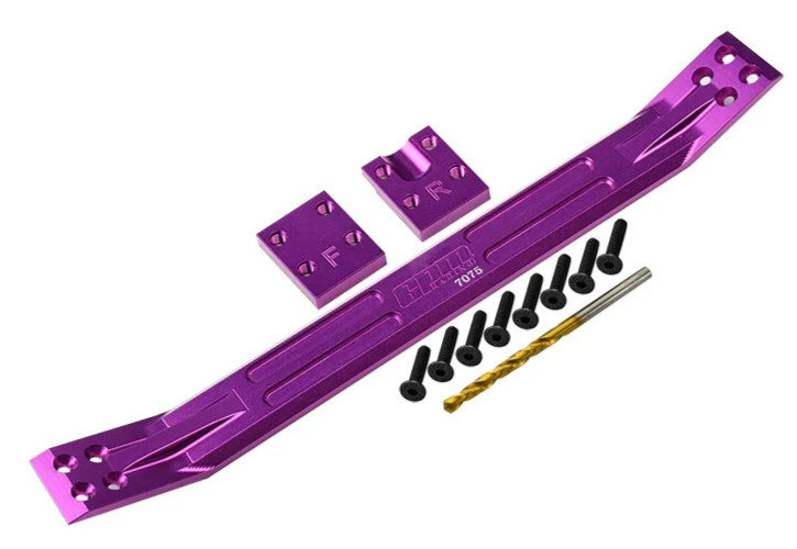 GPM For Traxxas CHASSIS PLATE SUPPORT 1/5 X Maxx 6S/8S #TXM016 -ORANGE-