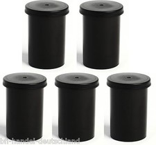 5 Stück Geocaching Filmdose schwarz Cache Versteck Safe Basteln Rascheldose 5