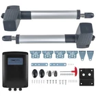 CO-Z Automatic Dual Swing Gate Opener with Remote Controls for 1300lb Gates