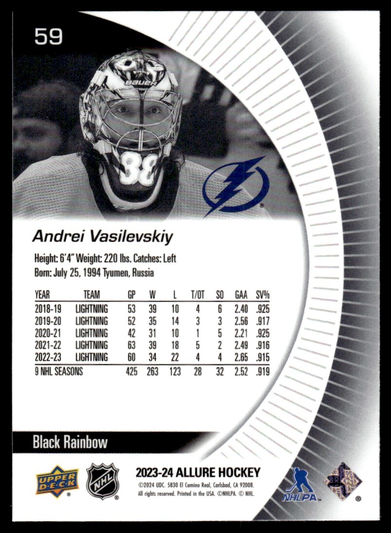 UPPER DECK NHLカード ULTIMATE COLLECTION ANDREI VASILEVSKIY LIGHTNING 71/99 #UMS-AV 送料無料 中古 IT1 $_57.JPG?set_id=880000500F