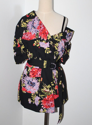 NWT Cinq à Sept Dark Chrysanthemum Katie Jacket 0