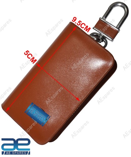Piel Sintética Coche Funda Llaves Organizadora Cartera Bolso Mando Distancia Aes - Imagen 2 de 8