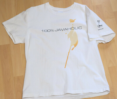 Devoxx T-Shirt, Grösse L weiss Informatik IT Java Javaholic Computer Science