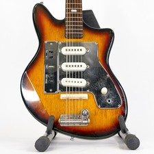 Teisco Tg Project Guitar W/ Rosewood Fb, 3 Single Coil Pickups