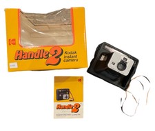 Vintage Kodak Handle 2 Instant Film Camera Original Box Photography