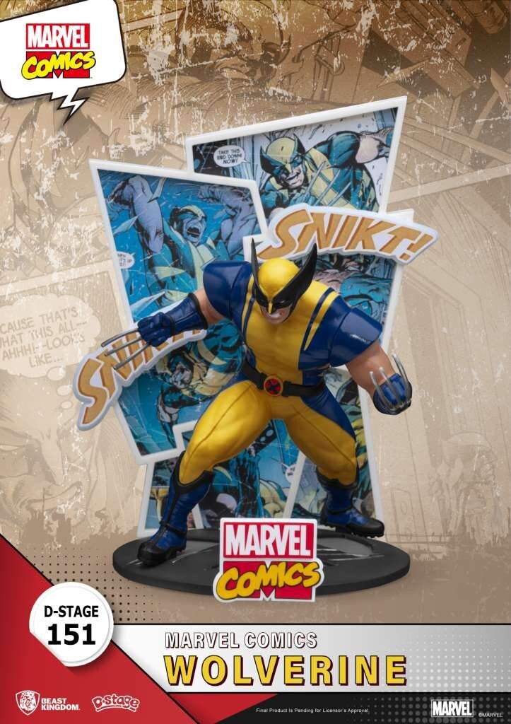 D-STAGE MARVEL COMICS WOLVERINE BRAND NEW