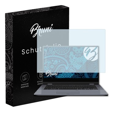 Bruni 2x Folie für Asus VivoBook Flip 14 TP412UA Schutzfolie Displayschutzfolie