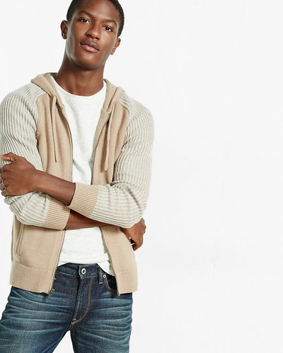 NEW EXPRESS $98 CANNON TEXTURED SLEEVE 