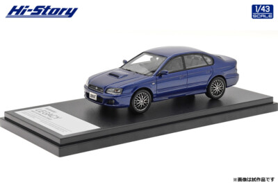 【希少】Hi-Story SUBARU LEGACY S401 Hi-Story HS368BL 1/43 Subaru Legacy S401 STI Version 2002 WR