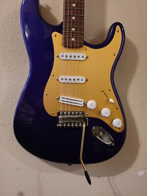 90's MIM Fender Stratocaster, Purple & Gold | eBay