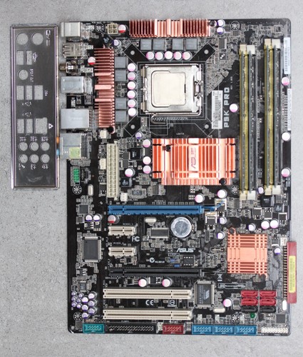 LGA775 ASUS P5K PRO iP35 chipset MoBo with CPU C2D E8200, I/O shield & 4GB RAM - Picture 2 of 21