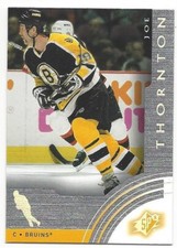 JOE THORNTON 2001-02 Upper Deck SPx #4 Boston Bruins NM-MT
