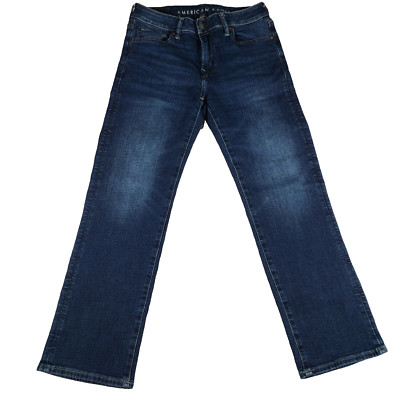 American Eagle Jeans Womens 29x30(28x27) Original Bootcut Stretch Dark Wash
