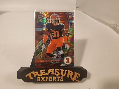 2023 Chronicles Spectra Draft #18 Devon Witherspoon Rookie Celestial 1/99 -