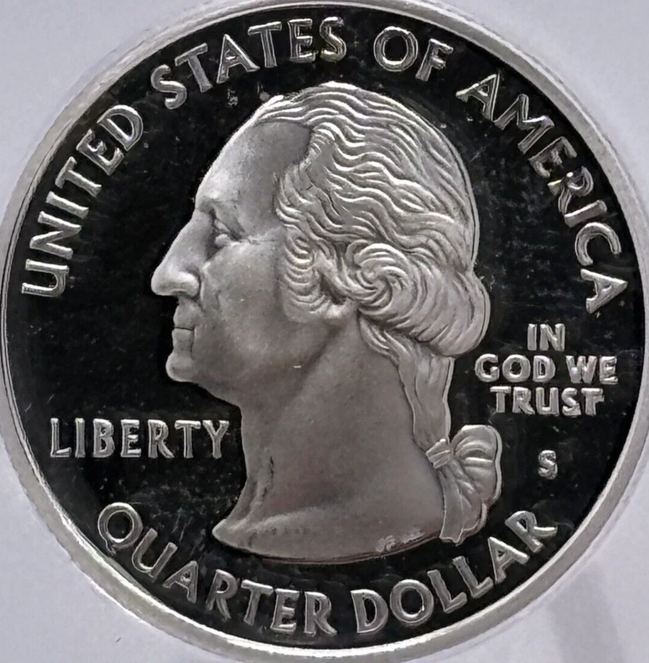 2007 S 25c State Quarter Wyoming Proof ICG PR 68 DCAM #2556 - Image 4 of 4