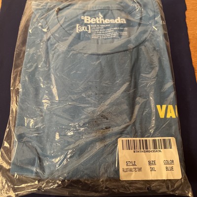 New Sealed Official Bethesda Fallout 4 Vault-Tec T-Shirt 2015