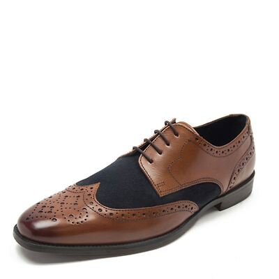 Thomas Crick Bruno Herren Brogue hellbraun Leder formeller Schuh